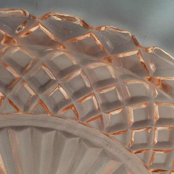 Vintage Waterfod " waffle" Depression Glass - Picture 2 of 7